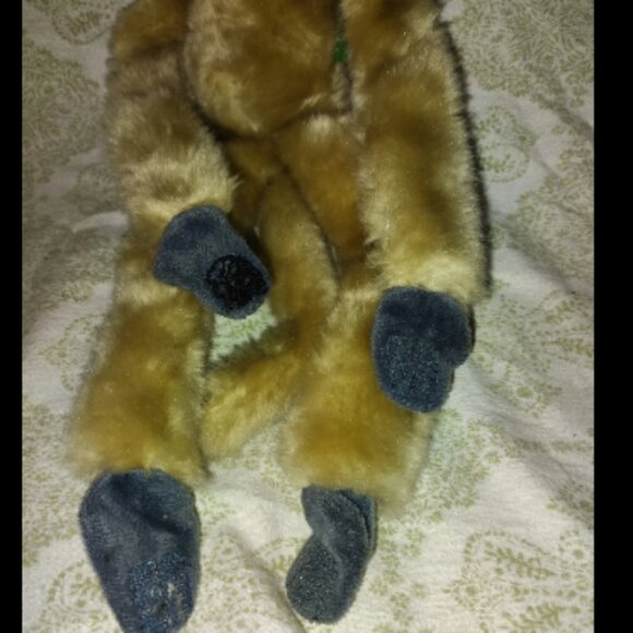 Wild Republic Plush Stuffed Spider Black Capuchin 17" Hanging Monkey Tan Gray. - Picture 5 of 8